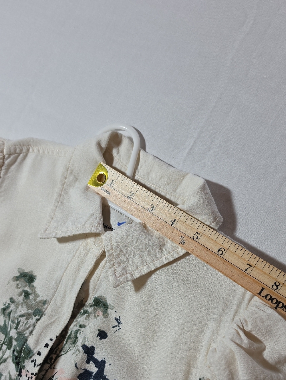 Maeve Short-Sleeve Collared Mini Shirt Dress Size XS - Picture 11 of 12